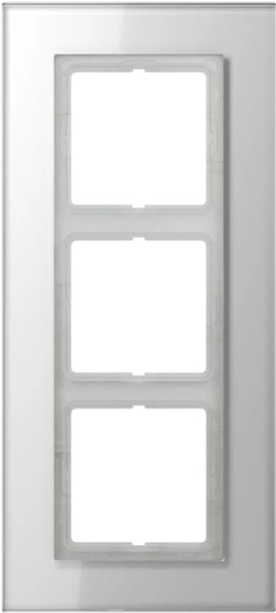 JUNG LS-plus afdekraam 3-voudig glas alpin wit (LSP983GLWW)