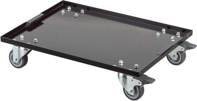 Rolplank - Mobi-plank - Verplaatsen van dozen - Hoge laadcapaciteit - 200 kg - Zwart