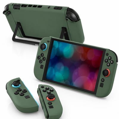 Sounix Hoesje geschikt voor Nintendo Switch 2 - Bescherm Hoesje - Kras- en stootbestendig - Groen Hoesje