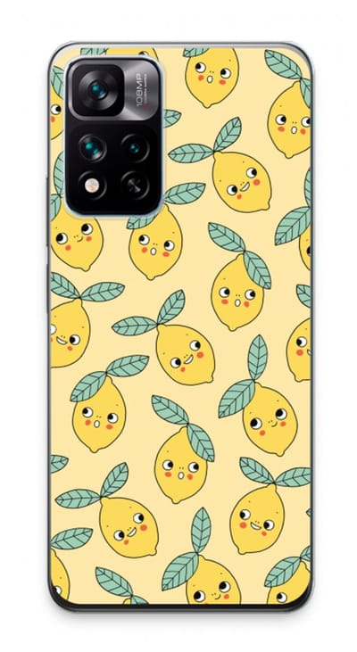 Case Company® - Hoesje geschikt voor Xiaomi 11i hoesje - Citroenen - Soft Cover Telefoonhoesje - Bescherming aan alle Kanten en Schermrand