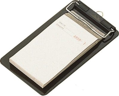 Déglon Semi-transparant acryl clipbord – rookgrijs – compact en stijlvol – 18,4x11 cm