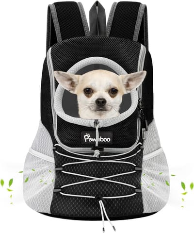 Draagtassen voor Honden - Ademende Rugzak voor Kleine Honden - Veilig en Comfortabel voor Reizen en Wandelen