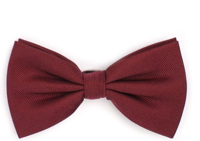 TRESANTI | ZINO I Klassiek zijden strik | Bordeaux rood