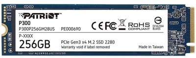 Patriot P300 - SSD - 256GB - M.2 NVMe - PCIe x4