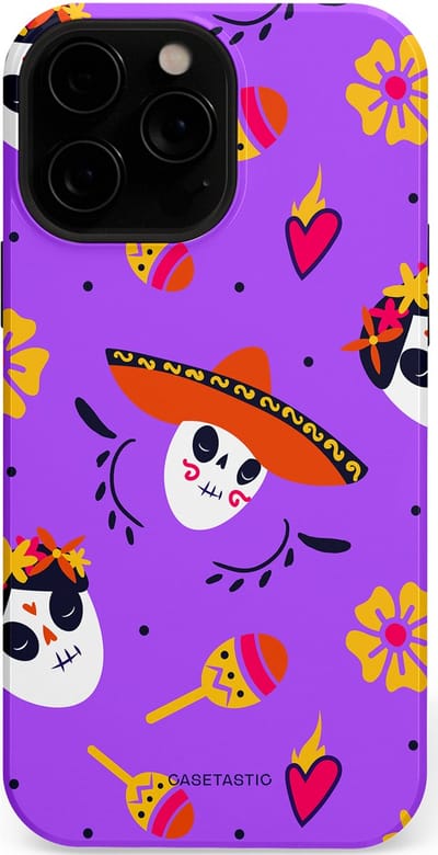 Casetastic Hoesje Geschikt voor Apple iPhone 13 Pro Max Magsafe - Stijlvolle Beschermende Duo-layer Case - Muertos sombrero