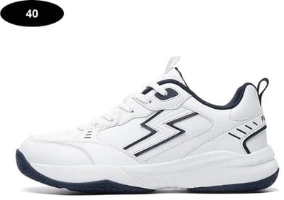 Bovista Tennisschoenen - Heren - Dames - Tenniskleding - Indoor - Outdoor - Wit & Blauw - Maat 40