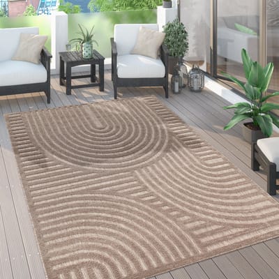 Paco Home Vloerkleed Tapijt Voor Binnen En Buiten Terras Keuken Scandinavisch Eenkleurig 60x100 cm