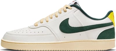 Baskets Nike Court Vision Low Sail Pro Green pour Homme Blanc Rouge Picant FD0320-133 38 white