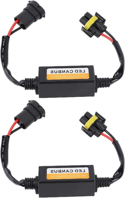 Set van 2 LED Koplampen met Canbus Decoder, H8 H9 H11 Plug, Anti-Flicker en Weerstand voor Foutmeldingen