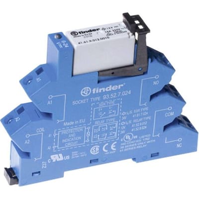 Finder 38.11.7.024.0050 Koppelrelais 24 V/DC 16 A 1x wisselcontact Piece 1 stuk(s)