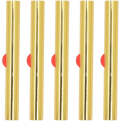 5 Rouleaux Feuille d'Estampage à Chaud Papier Transfert Thermique PU PET Arts et Artisanat Rouleau de Feuille de Gaufrage 3 Mètres