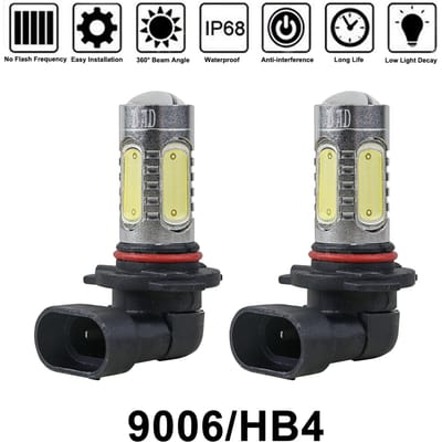 2 STUKS LED Mistlampen 6000K Wit 100W Super Heldere Mistlampen gray