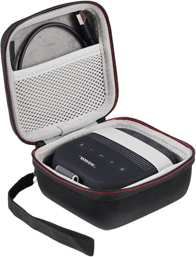 Draagtas voor Draagbare Bluetooth Speaker - Beschermhoes voor SoundLink Micro 2 Gen - Zwart, Waterdicht en Schokbestendig