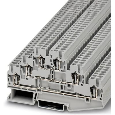 Phoenix Contact 3038710 Doorgangsserieklem 5.2 mm Spanveer Blauw 50 stuk(s)