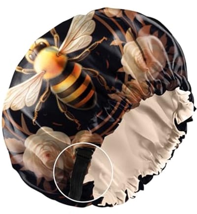 Satijnen haarbonnet voor een goede nachtrust - Dubbellaagse en verstelbare haarkappen