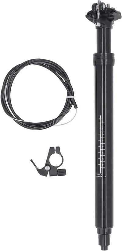 Dropper zadelpen - Verstelbare zadelpen - Fietsen aanpassen - Hydraulische lockout - 150 mm reis - Zwart