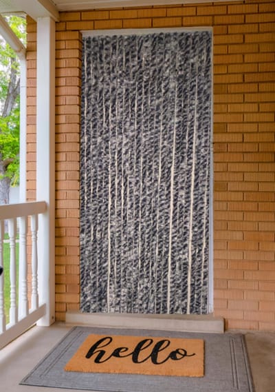 kattenstraat vliegengordijn grijs blauw gemeleerd 90x200 cm