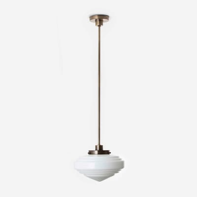 Hanglamp Deco Punt 20's Brons - Art Deco Trade