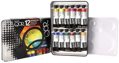 Golden QoR Aquarelverf Introductieset 12 Kleuren