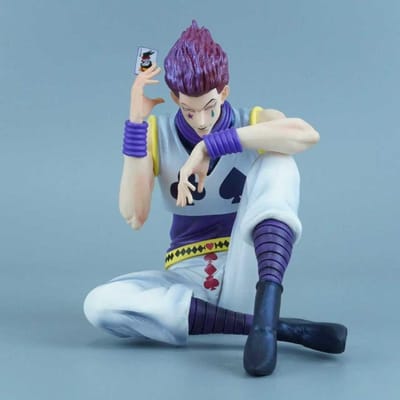 13,5 cm/5,31 inch Anime HUNTER HUNTER Model Hisoka Actiefiguren PVC Beeld Collectie Model Speelgoed Cadeaus Langdurig white