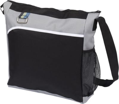 Weekendtas zwart - grijs Afmeting: 10 x 33 x 35,5 cm
