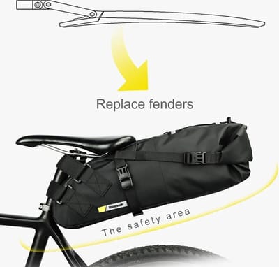 Avoir Avoir® Waterdichte Fietszadeltas - 13L Capaciteit - Hoogwaardig Polyester - Bescherm jouw spullen tegen regen en stof - Georganiseerde opslag voor fietsuitrusting - Compact en gemakkelijk mee te nemen - Verkrijgbaar op Bol.com
