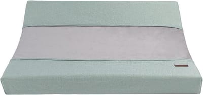 Baby's Only Gebreide baby aankleedkussenhoes - Waskussenhoes - Overtrek verzorgingskussen Sparkle - Goud-Mint Mêlee - 45x70 cm - Met subtiel glittertje