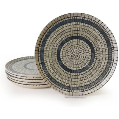Set van 6 borden Davian keramiek | Hermia