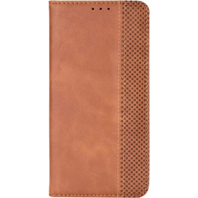 CaseBody Samsung Galaxy S21 Plus Retro Hoesje met Pasruimte Bruin