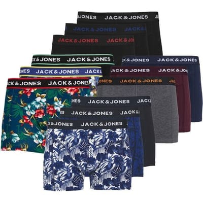 Jack & Jones Boxershorts - Verrassingspakket - 12-pack - Maat S - J&J Boxers Husselpakket
