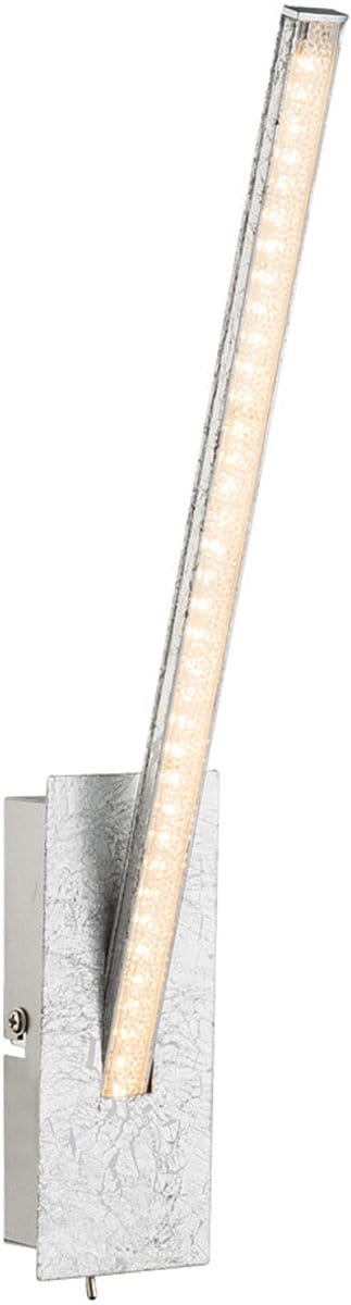 LED wandlamp wandlamp kristallen metaal zilver H 35 cm woonkamer slaapkamer eetkamer