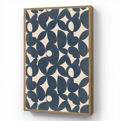 Wandlamp 60x90 cm - Oplaadbaar - Modern - Geometrisch - Blauw - Wandlampen binnen woonkamer - Slaapkamer lamp - Decoratieve nachtlamp - Vloerlamp draadloos