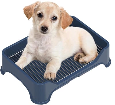 Undeklo Dog Training Mat with 2 Interchangeable Artificial Grass Pot for Indoor and Outdoor Use Dog Toilet Puppy Toilet Training Mat for Small and Thick Puppies