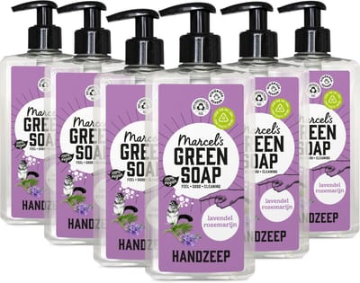 Marcel's Green Soap Handzeep - Lavendel & Rozemarijn - 6 x 500ml
