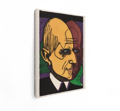 Artaza Canvas Schilderij Modern Portret - 30x40 cm - Wanddecoratie Abstract - Muurdecoratie Kleurrijk - Schilderijen Op Canvas
