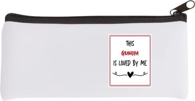 Akyol - this grandpa is loved by me Etui - Opa - iemand die houdt van zijn opa - verjaardag - cadeautje voor opa - opa artikelen - kado - geschenk - 20 bij 9 cm