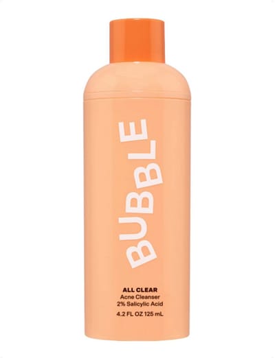 Bubble Skincare All Clear Anti-Breakout Foaming Face Wash 125 ml – 2% Salicylzuur Gezichtsreiniger tegen Acne, Diep Reinigende Face Wash voor Vette, Gecombineerde & Gevoelige Huid