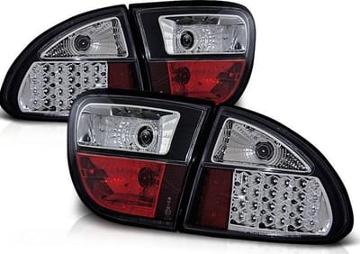 Achterlichten SEAT LEON 04 99-08 04 ZWART LED