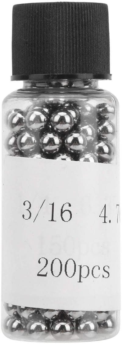 Allecto - Fiets Lager Kogels - 200 Stuks - Hoogwaardige 304 RVS Kogels - Kogels voor Fiets - Perfect voor Fietsonderdelen - Geschikt voor Fiets - 3...