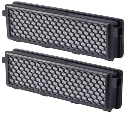 2 STUKS Active Airclean Plus 50 filters voor Miele HEPA AirClean-filter SF-HA 50 S8340 vervangende stofzuigerfilter voor Miele Compact C1 C2 Complete C2 C3 Geschikt voor S4, S5, S6, S8-serie met stofborstel