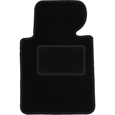Bestuurdersmat zwart voor: BMW 3 E46 compact, coupé, sedan, stationwagen, touring (1998-2007)