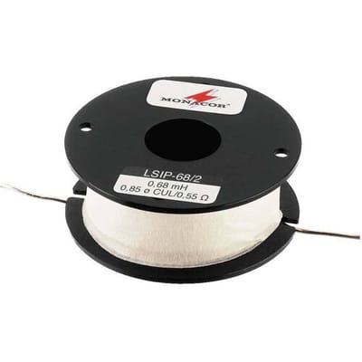 Monacor LSIP-68/2 Luidsprekerluchtspoel 0.68 mH