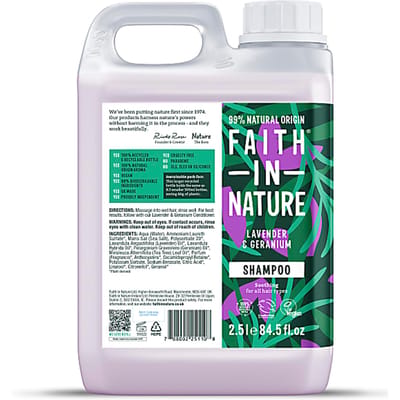 Faith in Nature Lavendel & Geranium Shampoo 2.5L
