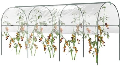 Tuinkas voor tomaten en planten - 4 x 1,23 x 1,71 m - Bescherming tegen kou en insecten