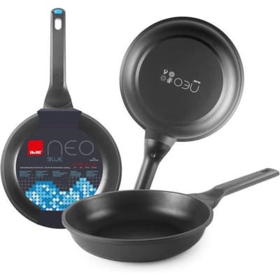 IBILI Neo Blue - Onvervormbare Anti-aanbak Koekenpan (24 cm) - Gesmeed Aluminium - Volledige Inductie