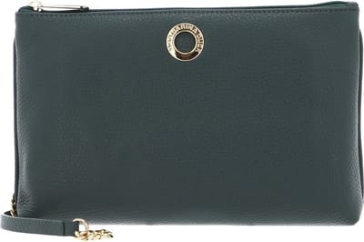 MANDARINA DUCK Leren Schoudertas Mellow Leather Crossover Bag Dark Forest Groen