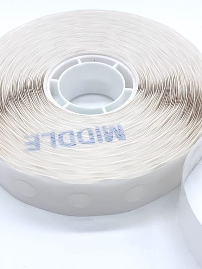 1500 lijmdots voor de ATG dispenser MIDDEL STERK ( verwijderbaar ) 10 mm