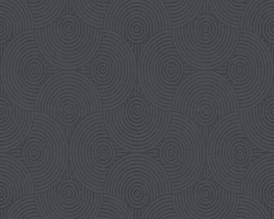 FANTASIE CIRKEL BEHANG - Zwart Zilver Metallic - AS Creation Esprit 13