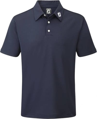 Stretch Pique Polo shirt - Navy