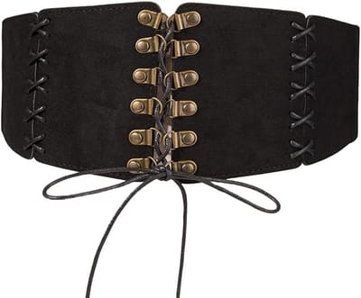 Stijlvolle leren damesriem met strik zonder gesp, perfect voor jeans, jurken en feestelijke outfits